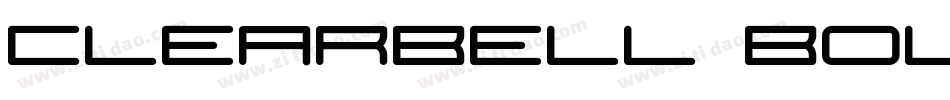 Clearbell Bold字体转换